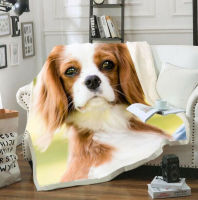 Animal characters dog 3D Print Fleece Blanket bed bedspread Sherpa blanket 090