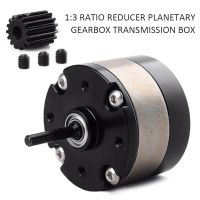 ✆ 1pc 1:3 Ratio Reducer Planetary Gearbox Transmission Box for 1/10 RC Axial SCX10 Crawler Car Geared Motor Accessories