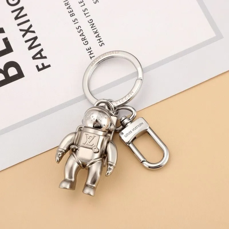 LouisˉKeychain for Women on Sale Branded Copy Original Spaceman Keychain  Men's Car Keychain Accessories Lady Bag Pendant Birthday Present Alloy  Keychain