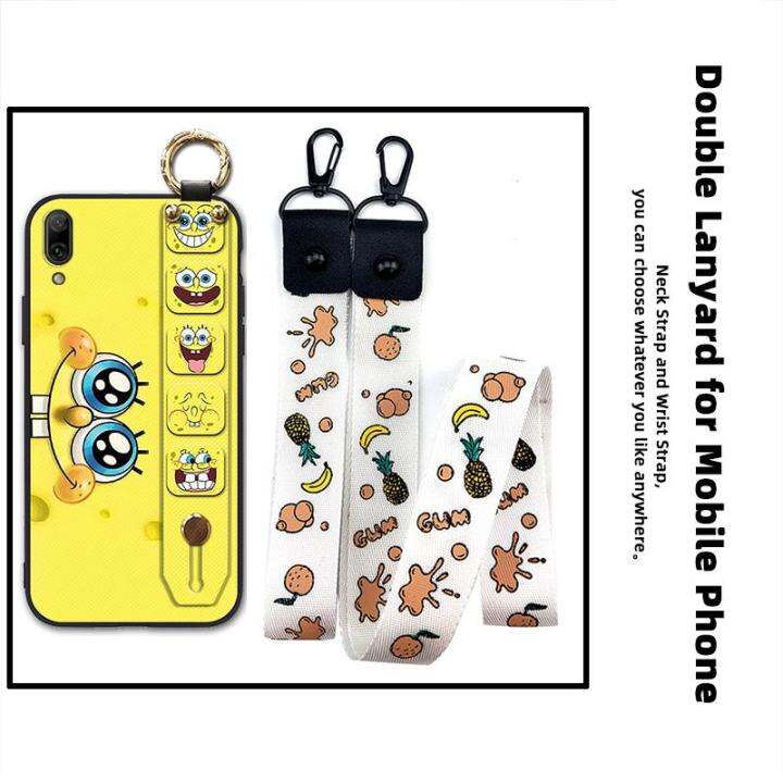 tpu-cover-phone-case-for-huawei-enjoy-9-y7-pro-2019-wristband-protective-fashion-design-new-arrival-soft-cartoon-cute