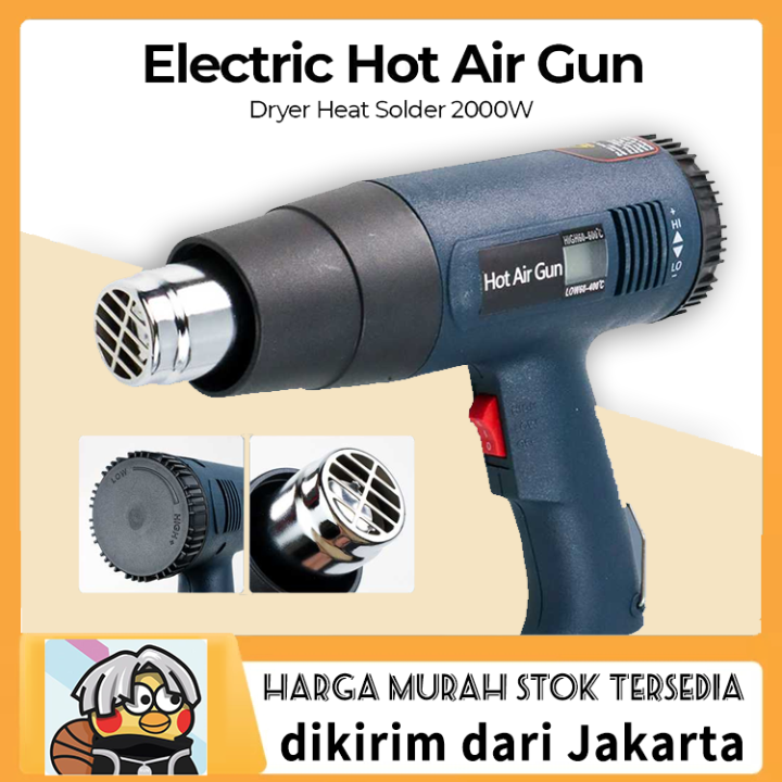 【dikirim Dr Jakarta Cod】2000w Hot Air Gun 2000 Watt Electric Hot Air