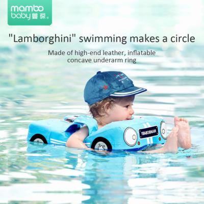 ว่ายน้ำเทรนเนอร์ลอยปรับไม่พองปลอดภัยเด็กอุปกรณ์สระว่ายน้ำของเล่นเด็กลอย Mambobaby 3-24months รถรูปร่าง