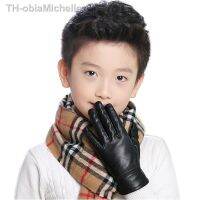 【hot】❈  Warming Leather thick Gloves child Heavy Type Real 2019 new real leather mittens