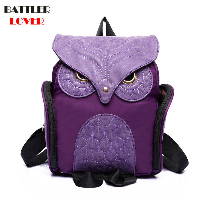 cute-owl-fashion-backpacks-for-women-cartoon-funny-owl-back-pack-softback-school-bags-teenage-children-leather-book-bag-5colors