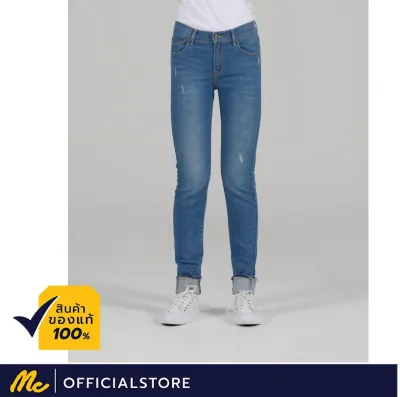 Mc Jeans กางเกงยีนส์ผู้หญิงขาเดฟ LADP605 สีน้ำเงิน