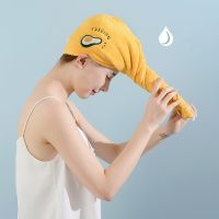 Women Fast Hair Drying Hat Bath Thicken Super Absorbent Towel Cap Microfiber Soft Coral Fleece Spa Sauna Lady Embroidery Turban