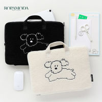 Romane Little paper 13 type Run paper Boucle Wide Laptop Pouch ลิขสิทธิ์แท้จากโรมาเน่ Brunch Brother Made in Korea