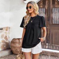 Hot Selling New Hollow T-Shirt For Women’S Casual Lady Tide Female Dress Free Shipping