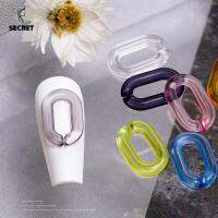 หัวเข็มขัดสีเจลลี่สุดหรูสำหรับเด็กผู้หญิงตกแต่งศิลปะแต่งเล็บ DIY อุปกรณ์เสริมตกแต่งเล็บแต่งเล็บ