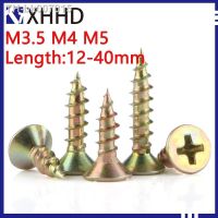 ✔№  M3.5 M4 M5 Phillips Flat Head Cross Recessed Self-Tapping Screw Metric Threaded Countersunk Fiber Nail Drywall Wood Screw Bolt