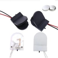 1/2pcs ON-OFF Storage Switch 3V Battery Single 3V Button Wire Leads CR2032 Coin Batteries Containe Socket Holder Box Case Cover