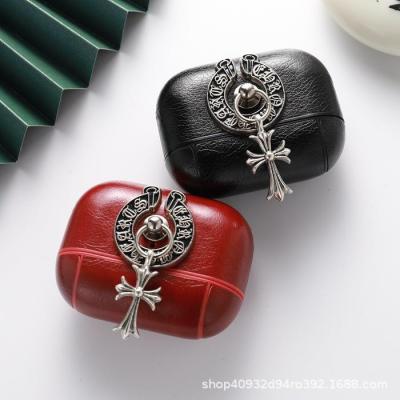 Street Fashion Hearts Airpods with Leather Cover for AirPods