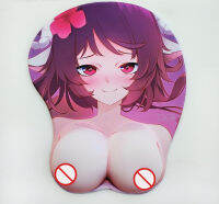 แผ่นรองเมาส์3D พร้อมที่วางข้อมือแผ่นรองเม้าส์เซ็กซี่ Anime Busty Girl Pad Support Arm Mouse Pad 3d Big Breast Ergonomic Kawaii Pad