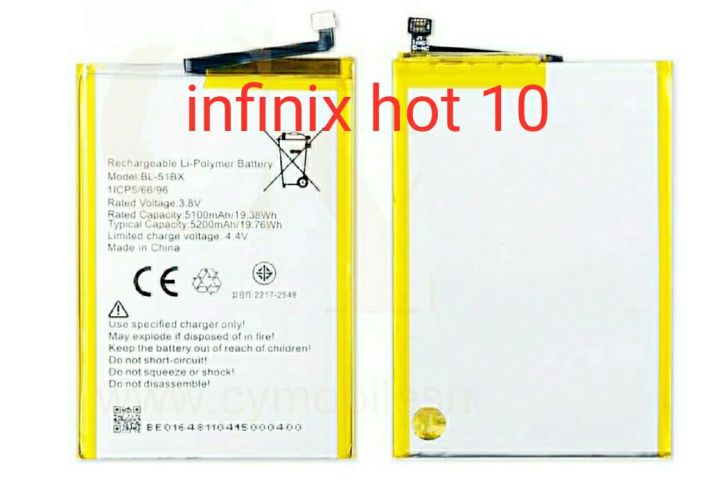 แบตเตอรี่-infinix-hot-10-bl-51bx-รับประกัน-3-เดือน