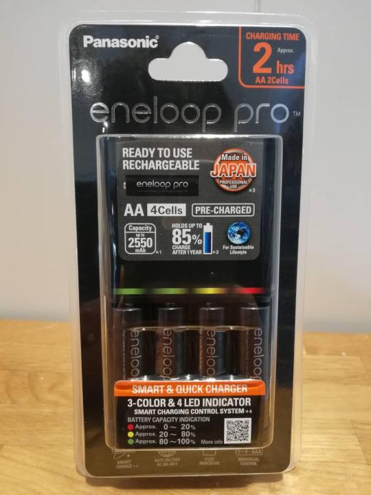 ถ่านพร้อมแท่นชาร์จ-panasonic-eneloop-quick-charger-2hr-พร้อม-eneloop-pro-aa-2550mah-4-ก้อน-k-kj55hcc40t