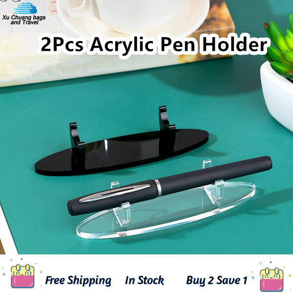 PHLA3P Acrylic Pen Holder Display Stand Desk Pencil Stick Holder