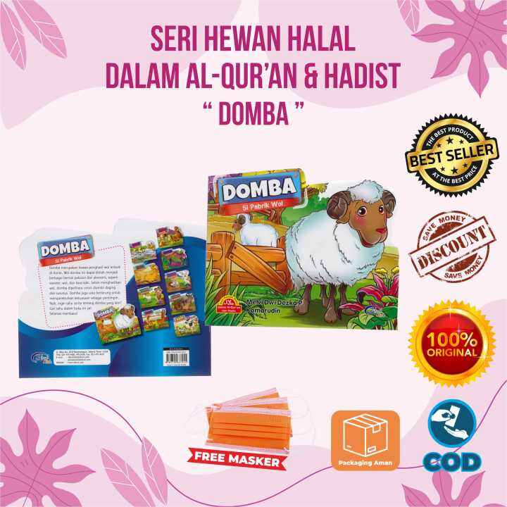 Buku Cerita Anak Islami Bergambar | Cergam Seri Hewan Halal Dalam Al