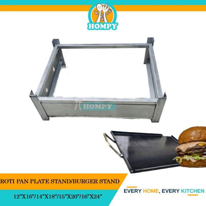 Burger Plate Stand/Kuali Burger Stand/Hot Plate Stand/Kuali Roti Canai Stand/Burger Plate Stand