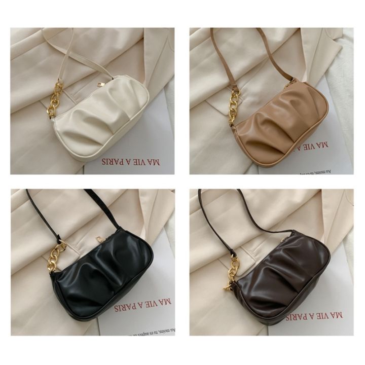 fashion-sling-bag-women-underarm-bag-baguette-bag-hobos-cloud-tote-bags-korean-crocodile-skin-hobo-baguette-bag-with-gold-chainchain-female-bag