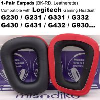 ► misodiko Headband/ Earpads Replacement for Logitech G230 G231 G331 G332 G430 G431 G432 G930 Gaming Headset (Leatherette)