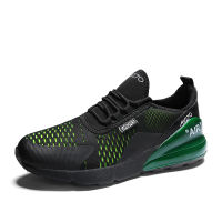 2022 2021 Men Tennis Shoes Air Cushion Mesh Breathable Black Green Non-Slip Sneakers Sport Male Trainers Tenis Masculino Basket