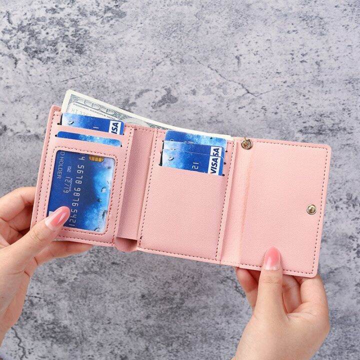 cc-2023-new-womens-wallet-cute-cat-short-wallet-leather-small-coin-purse-girls-money-bag-card-holder-ladies-female-hasp-wallet