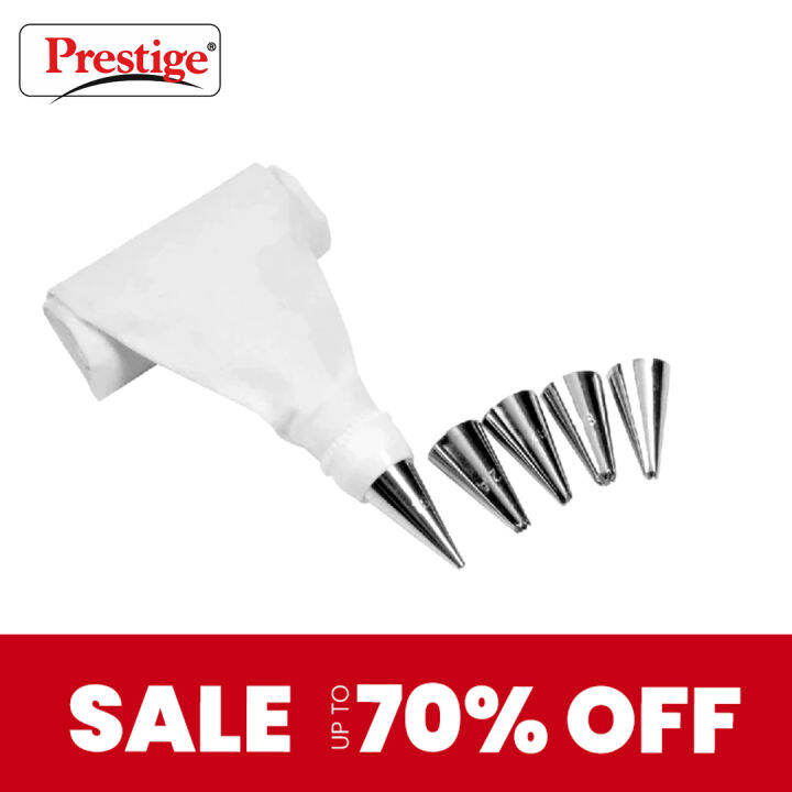 Prestige Cotton Icing Bag Set Piping Tip Bag with Pastry Bag Icing Tip