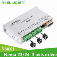 Rtelligent Nema 23 24สเต็ปเปอร์มอเตอร์ R60X3 3 Aixs ไดรฟ์อย่างอิสระ3ชิ้น2-มอเตอร์เฟสพร้อมขายดีที่สุดสเต็ปเปอร์มอเตอร์ต่ำกว่า60มม. รับประกัน