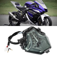 【Clearance Sale】ไฟท้ายด้านหลังเบรคเลี้ยวหลอดไฟ LED Fit สำหรับ Yamaha R25 R3 MT03 MT07 MT-25 FZ-07 Y15ZR