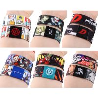 Japanese Anime Jujutsu Kaisen Bracelets JOJO Bracelet Hand Circle Initial D Bangle Death Diary Wristbands Men Women Jewelry Gift