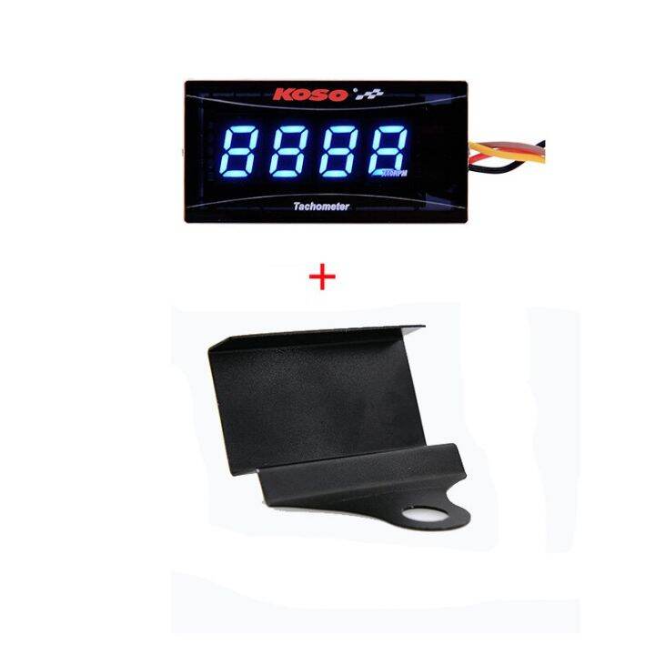 Digital Square Koso Mini RPM Tacho Hour Meter LCD Display Engine