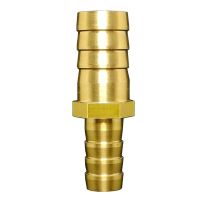 Brass Straight Hose Pipe Fitting Equal Barb Reducing Joint 4/6/8/10/12/14/19/25mm Gas Copper Barbed Coupler Connector Adapter