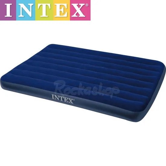 Intex Inflatable Portable Air Bed Double With Air Lock Tilam Angin ...