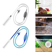 3.0m Fish Tank Water Changer Air Pump Cleaning Accessorie Handheld Aquarium Gravel Cleaner Vacuum Siphon Pump with Filter Nozzle