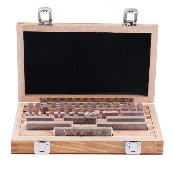 47Pcs/Set Steel Metric Gage Block Grade 1 Slip Jo Blocks 1100mm