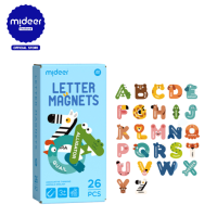 Mideer มิเดียร์ LETTER MAGNETS ตัวอักษรแม่เหล็กลายสัตว์