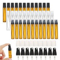 100pcs/pack 2ML 3ML 5ML 10ML Clear Mini Perfume Glass Bottle Empty Cosmetics Bottle Travel Refillable Glass Bottle With Sprayer