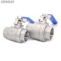 BSPT 1/4 quot; 3/8 quot; 1/2 quot; 3/4 quot; 1 quot; 1-1/4 quot; 1-1/2 quot; Female Stainless Steel SS304 2P Full Port Ball Valve with Vinyl Handle Thread Valves