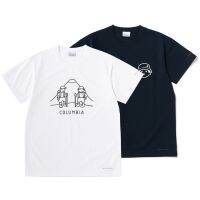 2023 NewColumbia X Noritake Mountain Boy Columbia Mt. Fuji ภาพประกอบเสื้อยืดแขนสั้น