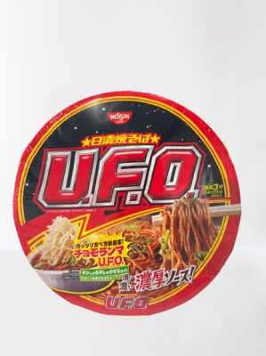 [พร้อมส่ง]  Nisshin UFO Yakisoba ❤️ U F O ยากิโซบะรสซอสหวาน ซอสเข้มข้น มีความเหนียวหนึบของเส้น