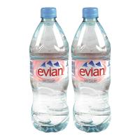 [ส่งฟรี!!!] เอเวียง น้ำแร่ธรรมชาติ 1.25 ลิตร แพ็ค 2 ขวดEvian Mineral Water 1.25 L x 2 Bottles