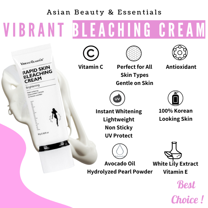 FAST EFFECTIVE VIBRANT GLAMOUR Rapid Skin Bleaching Cream Armpit