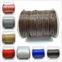 0.5/0.8/1.0/1.5/2.0mm Waxed Cotton Cord Waxed Thread Cord String Strap Necklace DIY Shamballa Bracelet Rope For Jewelry Making