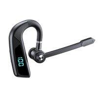 V16 Bluetooth-compatible Headset Digital Display Hands-free Voice Answering Business Sports Earphones