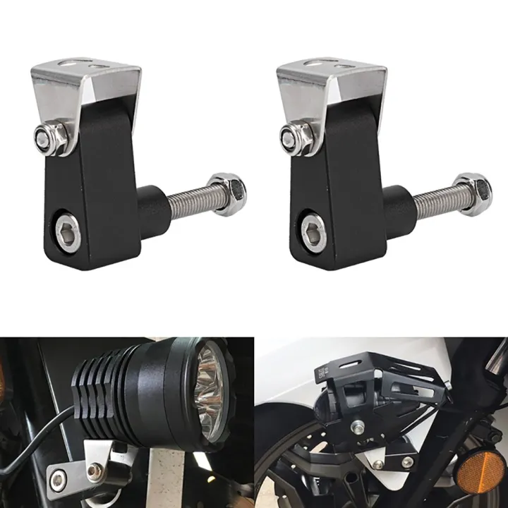 Motorcycle Lower Fork Mount Spotlight Holder Lights Bracket Led Work ...