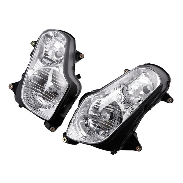 1Pair Headlight Headlight Assembly Motorcycle Replacement Accessories for Honda GL1800 Gold Wing 1800 2001-2011 2008 2009 2010