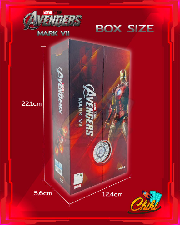 โมเดล-ไอรอนแมน-เวอร์ชั่น-2021-งานแซดดีทอย-model-iron-man-mark-7-pvc-figure-ฟิกเกอร์พีวีซี-สูง-18-ซม