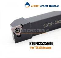 KTGFR KTGFL 2525M16 ที่วางเครื่องมือเซาะร่องภายใน เครื่องมือตัด CNC 25 * 25 มม. เครื่องมือกลึง CNC แบบถอดเปลี่ยนได้สําหรับ TGF32R TFG32L แทรก