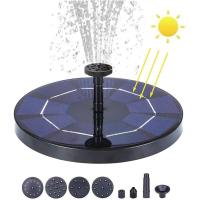 Round Solar Power Water Fountain Pump Solar Fontein Bird Fountain Water Floating Fountain Pond Garden Patio Lawn Decoration