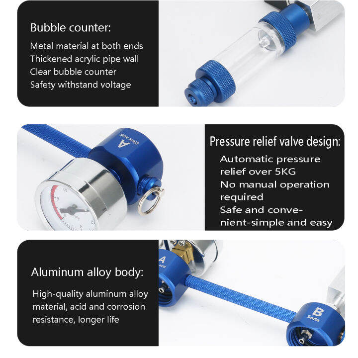 aquarium-blue-ocean-รุ่น-diyco2เครื่องกำเนิดไฟฟ้า-solenoid-วาล์ว-bubble-counter-พืชน้ำ-co2ถังปลา-co2เครื่องกำเนิดไฟฟ้า-equipment